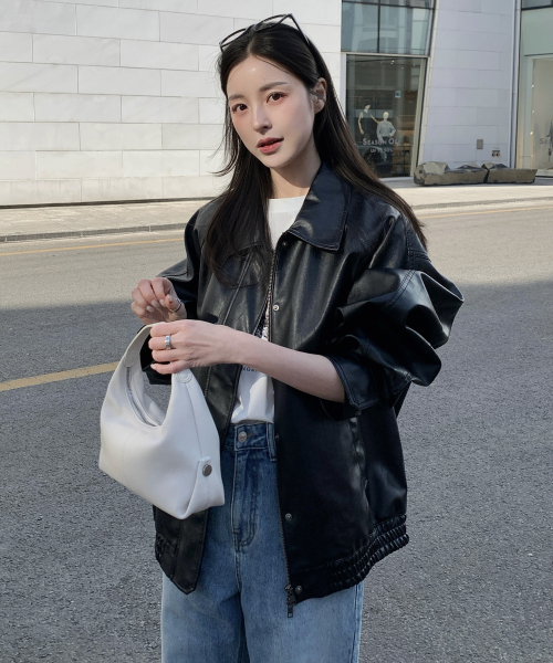 Куртка из экокожи SIOT4141 Urban_Black