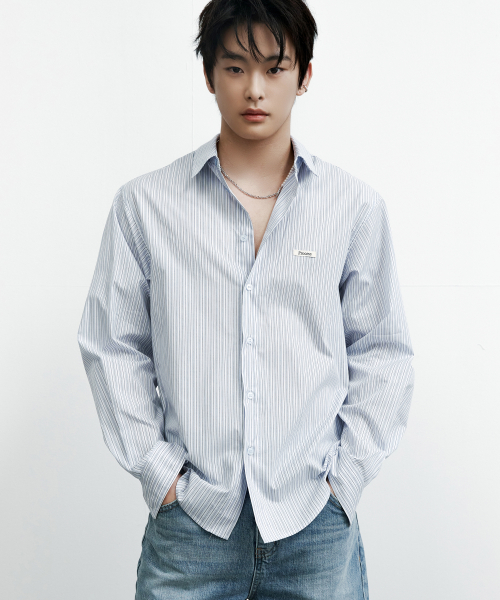 Vintage Check Shirt - Sky Blue