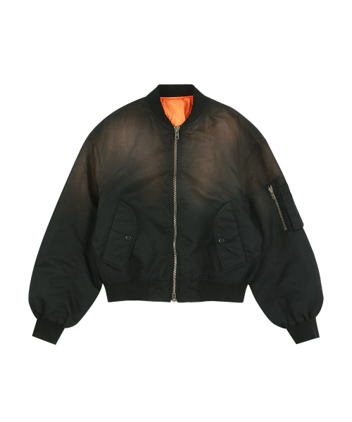 [GRAILZ] DIRTY WASHED BOMBER JACKET  /追跡付 GRAILZ Dirty Washed B STYLE | KREAM