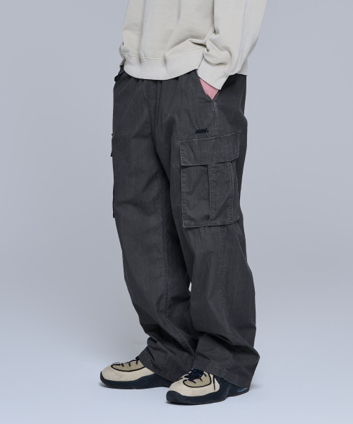 Полуширокие брюки пигмент D-Khaki ANZ1PL02ADK