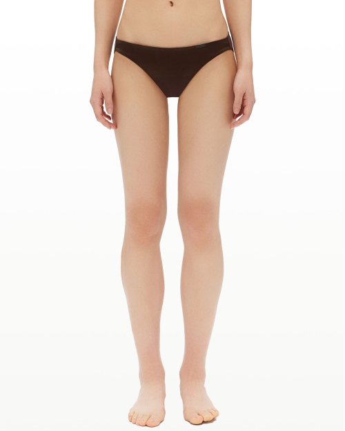 Love silk brief_choco brown