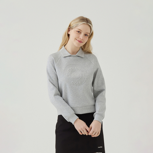 Circle Logo Point Shirts_M/серый