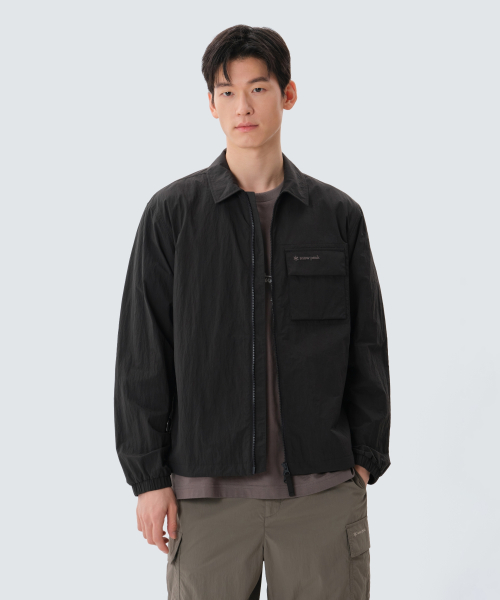 페이퍼리 셔츠 자켓 (S25ZMLSH54) Dark Charcoal