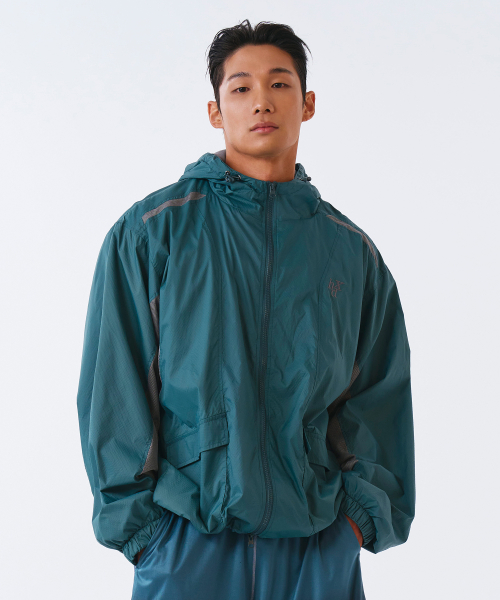 Светлый Side Mesh куртка Mint