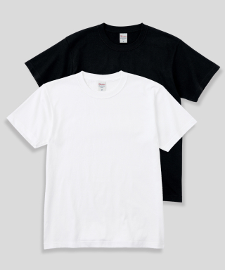 PRINTSTAR フリントスター 14数 7.4oz ヘビーウェイト ラウンドオーバーフィット 無地 半袖Tシャツ 2パック 画像 1