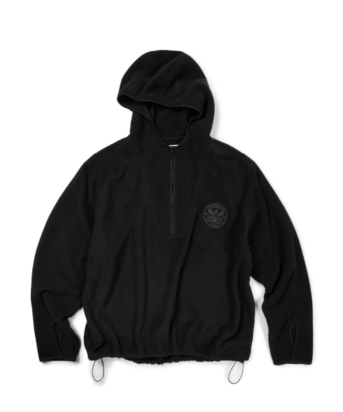 United FLEECE HOOD ANORAK (чёрный)