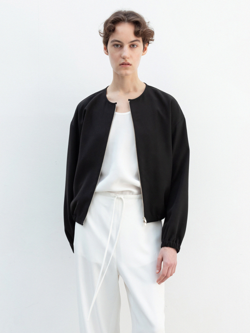 Modal Blouson Jumper_Black