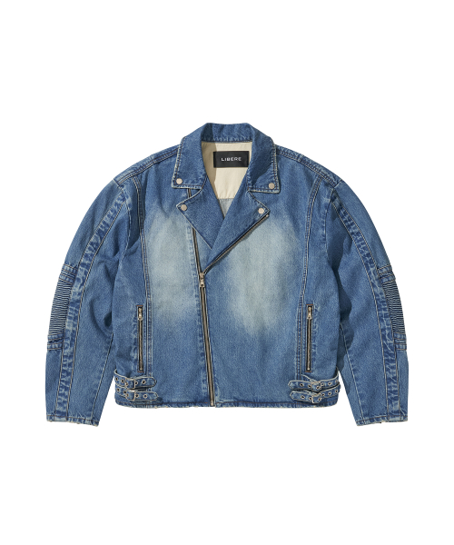 Wide DENIM RIDER куртка / BLUE