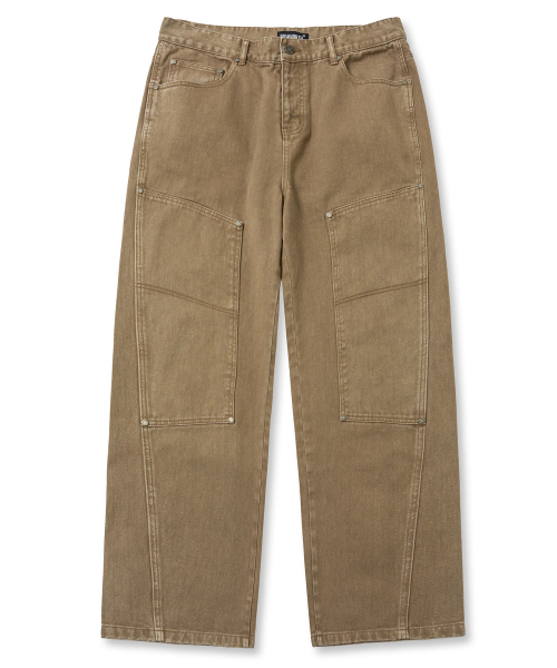 Double KNEE BALLON брюки - BEIGE