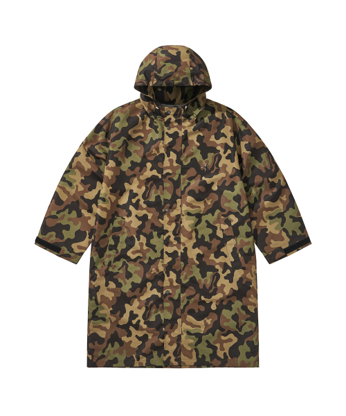 Oversized RAIN COAT / CAMO