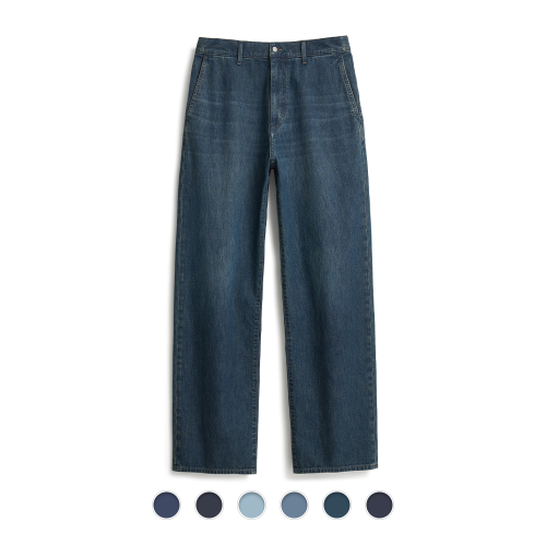 One Washed Straight Fit Denim - 6 Color