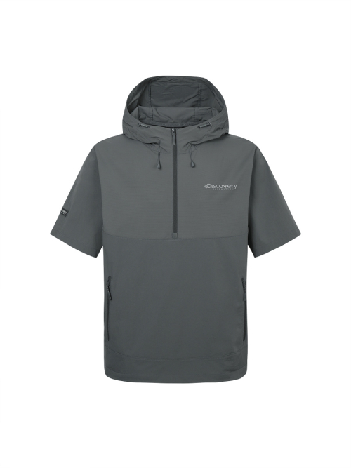 Легкий анорак Freshvent Polton Hybrid с коротким рукавом (D/GREY)