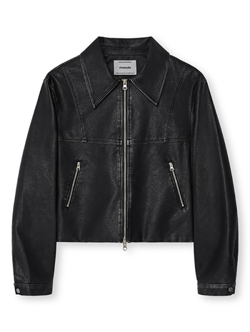 WOMAN BARRIO SINGLE RIDER JACKET [BLACK]