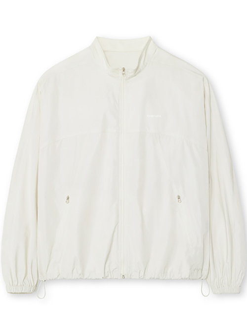 WOMAN STITCH WIND JACKET [CREAM]