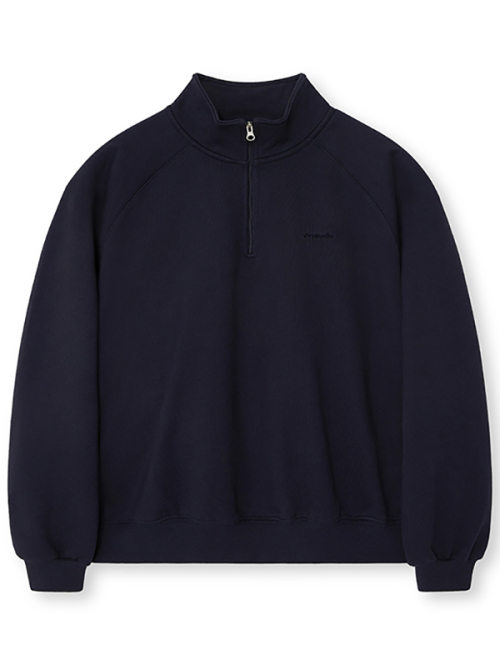 WOMAN HALF-ZIP SWEATSHIRT [NAVY]