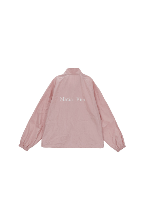 MUSINSA公式 | MATIN KIM MATIN KIM LOGO COATING JUMPER IN BLACK