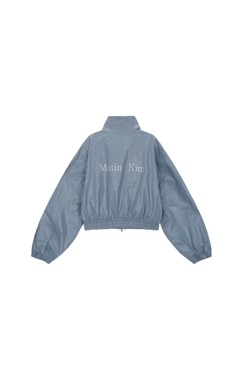 MUSINSA公式 | MATIN KIM MATIN COATING CROP BLOUSON IN BLACK