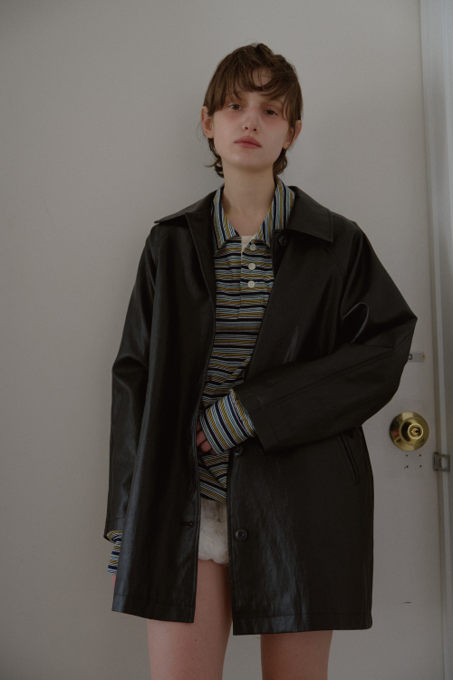 RAGLAN LEATHER JACKET_BLACK