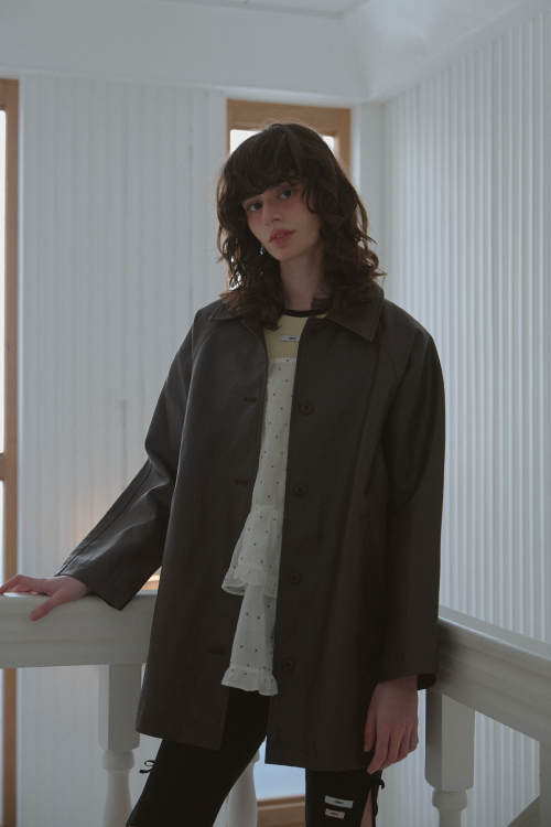 RAGLAN LEATHER JACKET_BROWN