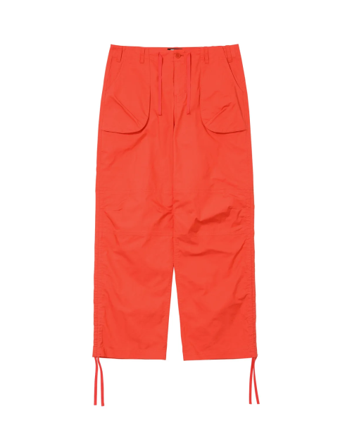 Wide String Pants Red
