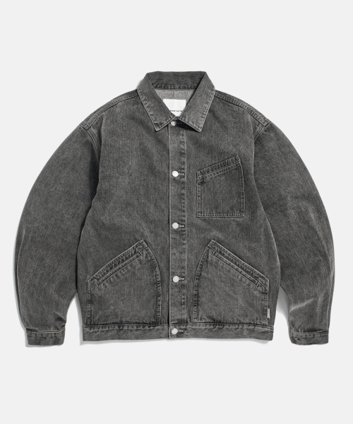 91 Denim Trucker Jacket Light Black