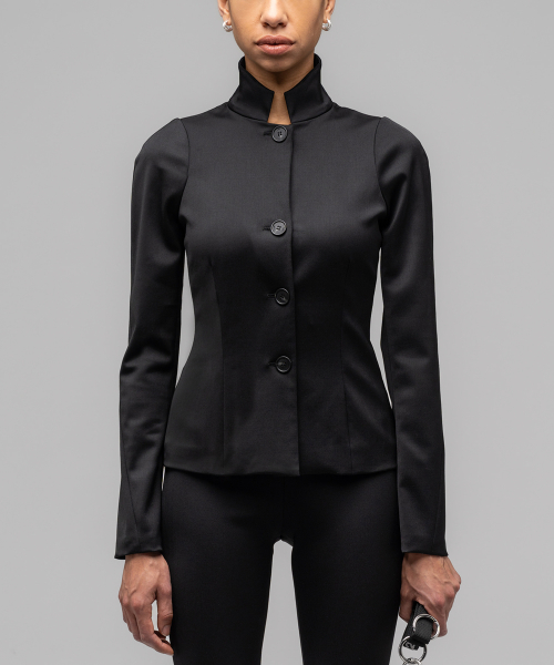(W) Приталенный пиджак GATTACA TIGHT SUIT JACKET BLACK