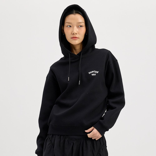 Худи унисекс 1865 с логотипом жаккард - Black HCW0001AHZBLK