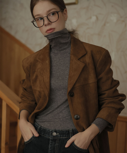 Жакет Dear Suede Single Camel