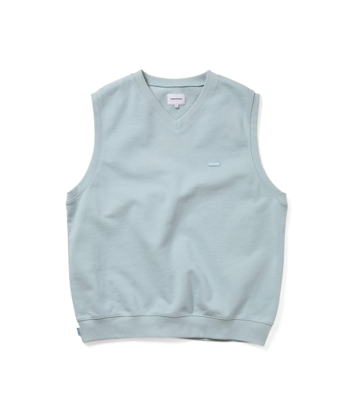 T.n.t. classic hdp v neck vest light aqua