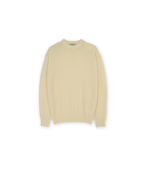 Crewneck Knit, Light Yellow