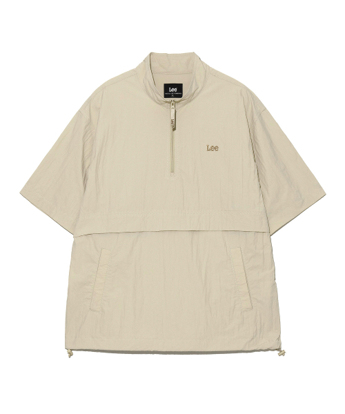 Нейлоновый анорак с коротким рукавом, Light Beige