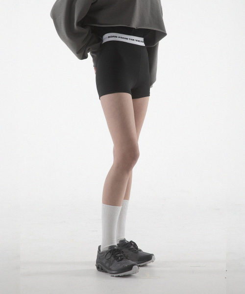Mwl biker shorts-чёрный