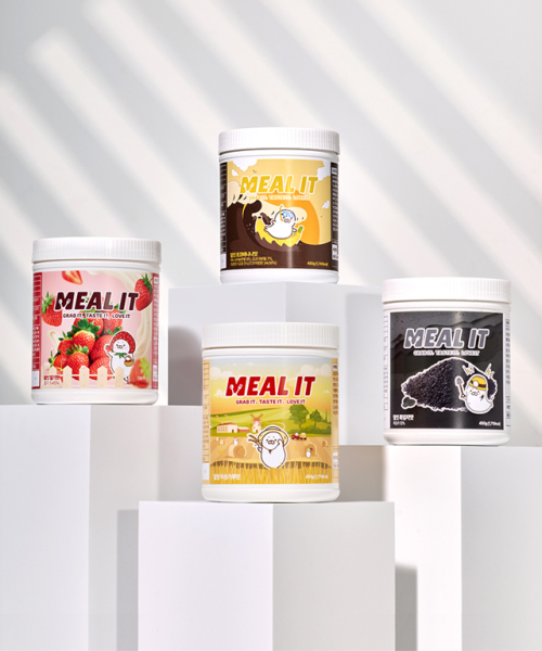 밀잇() 식사대용 단백질 쉐이크 450g (초코바나나, 미숫가루, 흑임자, 딸기) 상품 이미지