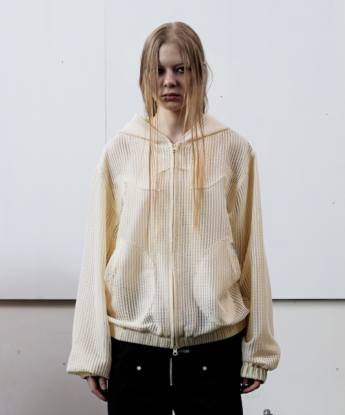 Mesh grid jacket кремовый
