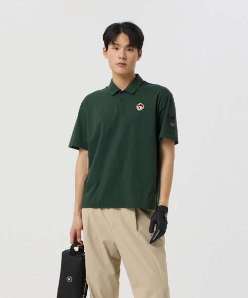(uni) sorona printed back polo t-shirt_g4tam25395grx