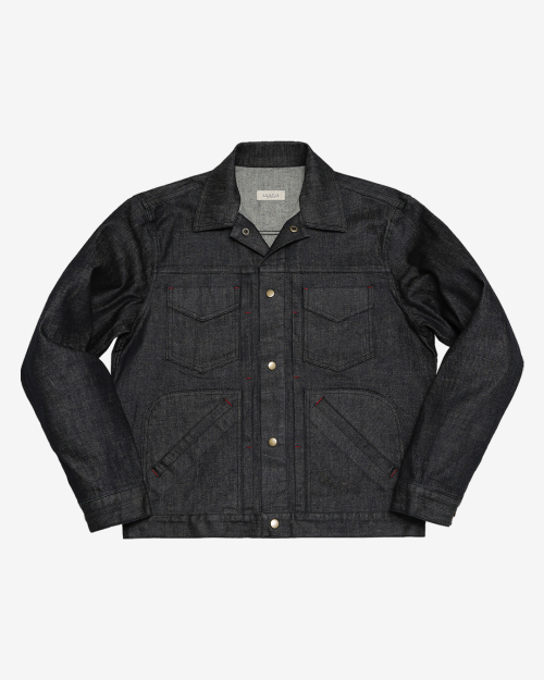 570 type-2 denim trucker jacket (чёрный)