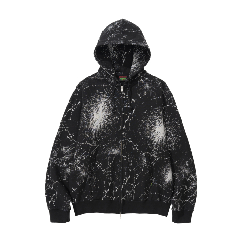 Glass zip hoodie (чёрный)