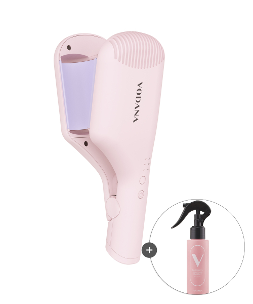 보다나() 컴팩트 물결고데기 38mm 핑크라벤더 + 헤어 픽서 100ml SET 상품 이미지