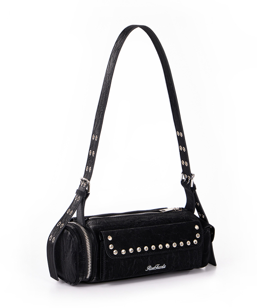 Multi pocket studded shoulder bag <<<protect0>>>