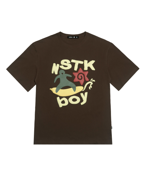 Коричневая футболка Surfing Banana Boy K25QB671