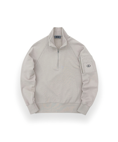 R-0013 combat half zip-up(бежевый)
