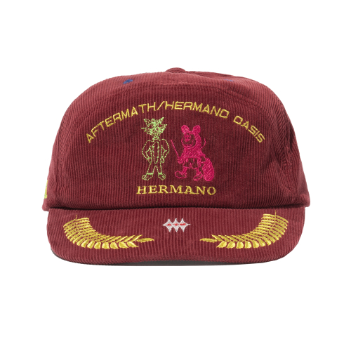 [AFTERMATH] DEAD CAT BALL CAP /追跡付 애프터매스(AFTERMATH) DEAD CAT BALL CAP (BURGUNDY) - 사이즈