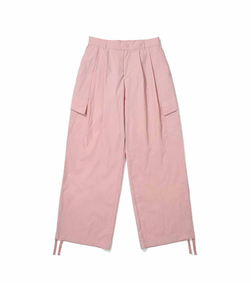 Легкие широкие брюки со складками Women PINK