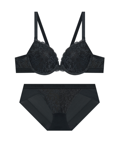 Женственный кружевной комплект белья Classy - Charcoal