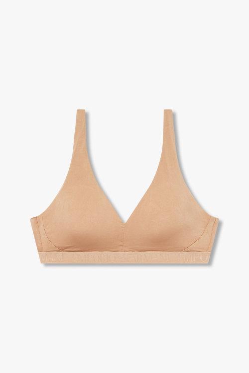 [EMPORIO ARMANI UNDERWEAR] Бюстгальтер-бралетт со съемными чашками, Light Brown