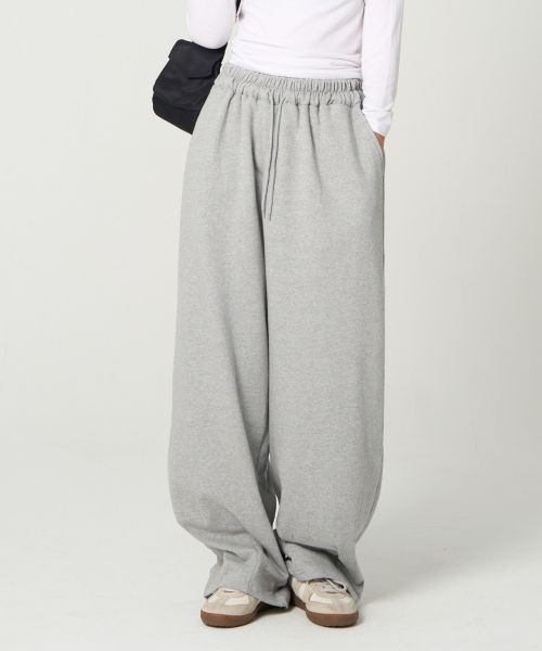 [UNISEX] Широкие спортивные брюки с защипами [Gray]