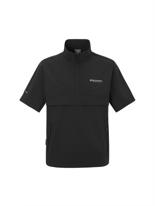Спортивный анорак с коротким рукавом и высоким горлом Freshvent Black
