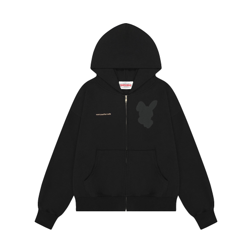 WM SEL GHOST NIBBLE HOOD ZIPUP