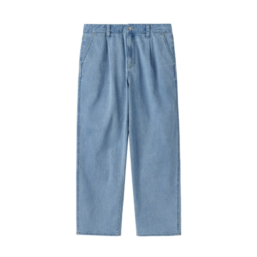 SUMMER WASHED DENIM TROUSERS - BLUE (P252MDP430)