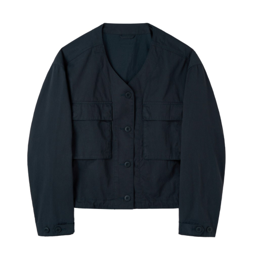 W BRITISH CAMPER NECKLESS JUMPER - NAVY (P252WJK481)